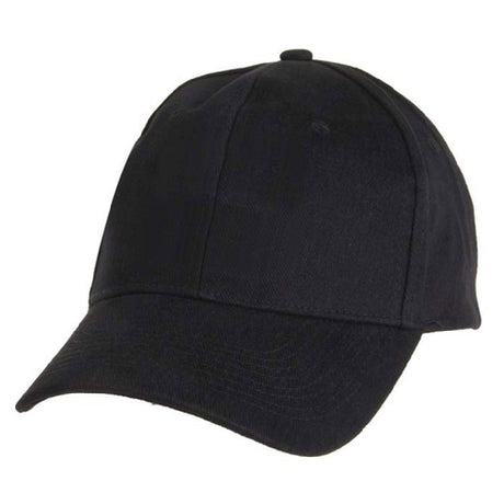 Chef Works BCSOBLK0 Baseball Cap Adjustable Buckle Closure 100% Cotton