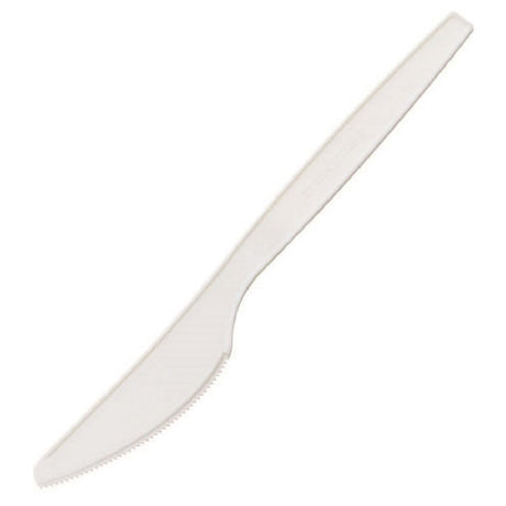 Tableware Solutions USA Q2040.S Disposable Dinner Knife 6-2/7"L (16 Cm) Biodegradable/compostable