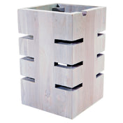 Steelite DWFB612WDGW Fusion Buffet Riser 6.0"W X 6.0"D X 12.0"H Wood