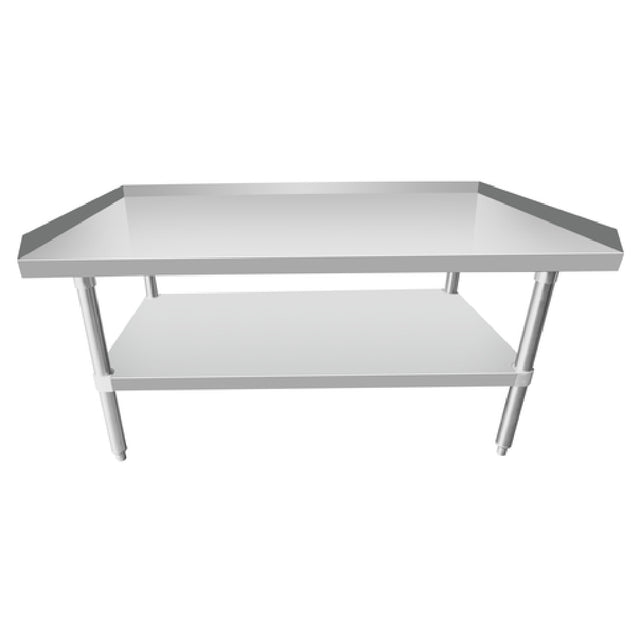 Atosa ATSE-3048 MixRite Equipment Stand 48"W X 30"D X 24"H Stainless Steel Top With Upturn On Rear & Sides