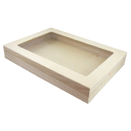 PacknWood 210BBOXATLASF - Macaron Solutions Atlas Lunch Box, 1/1,15" X 10.8" X 2.2"