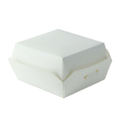 PacknWood 210EATBURG82 - Mini Cardboard Burger Box, 4oz, 3.9" X 3.7" X 2"
