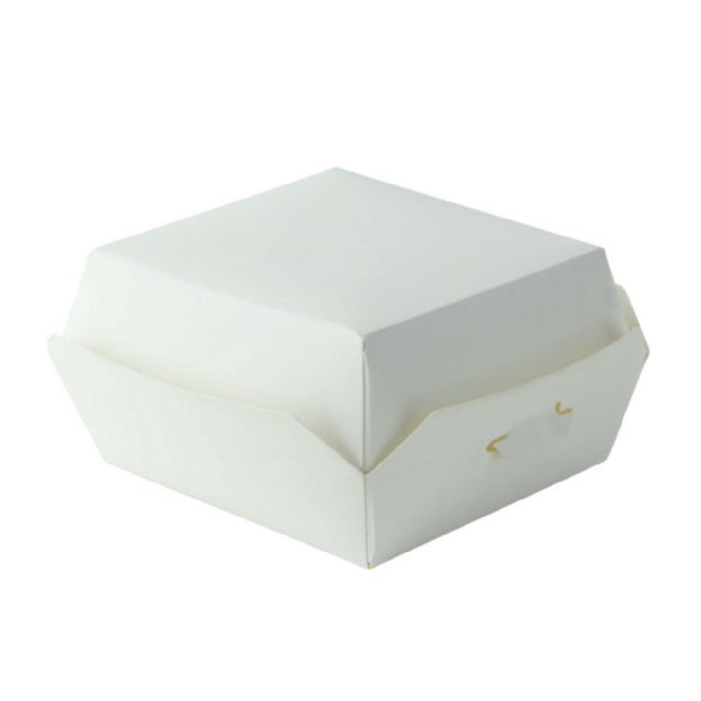 PacknWood 210EATBURG82 - Mini Cardboard Burger Box, 4oz, 3.9" X 3.7" X 2"