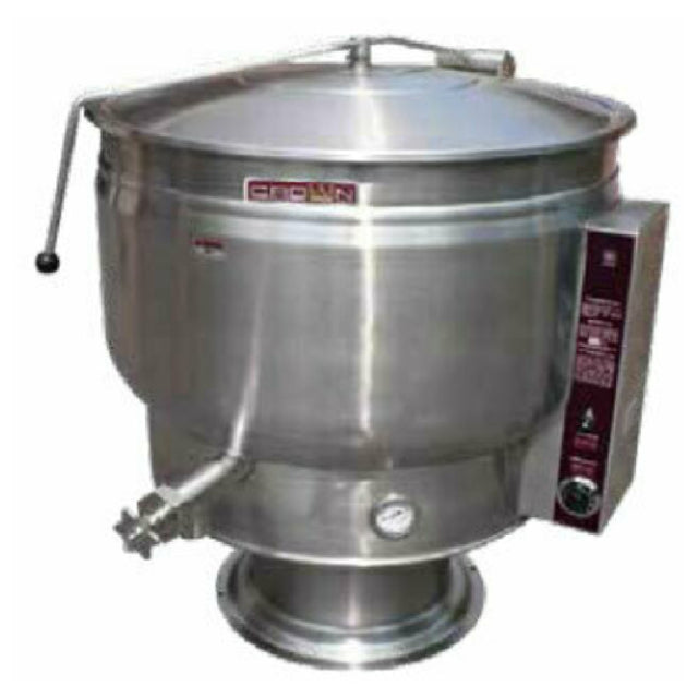 Crown Steam EP-20F_208/60/3 Stationary Kettle Electric 20 Gallon Capacity