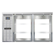 Continental Refrigerator BB59SNSSGDPT Refrigerated Back Bar Cooler Shallow Depth