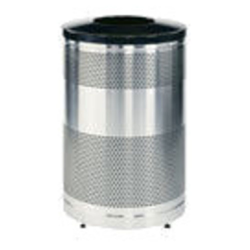 Rubbermaid FGS55SSTSSPL - Howard Classics Recycling Receptacle, "Cans Or Bottles"