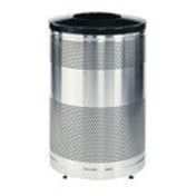 Rubbermaid FGS55SSTSSPL - Howard Classics Recycling Receptacle, "Cans Or Bottles"