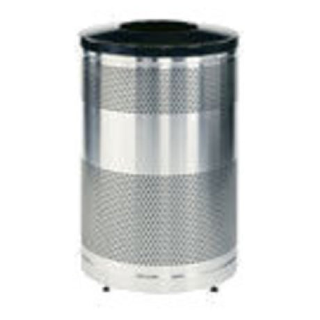Rubbermaid FGS55SSTSSPL - Howard Classics Recycling Receptacle, "Cans Or Bottles"