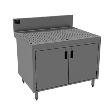 Advance Tabco PRSCD-24-36 Prestige Underbar Drainboard Cabinet With Removable Hinged Doors