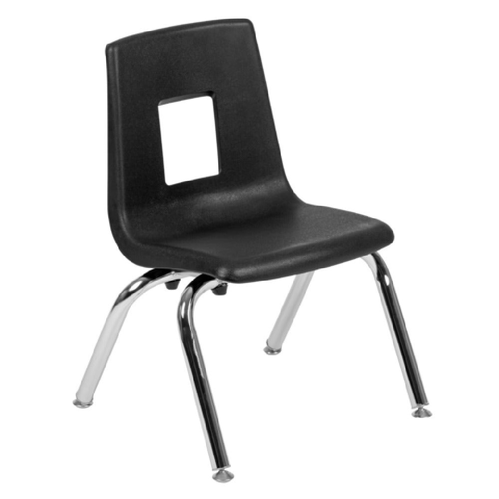 Flash Furniture ADV-SSC-12BLK Mickey Advantage Stacking School Chair 225 Lb. Weight Capacity