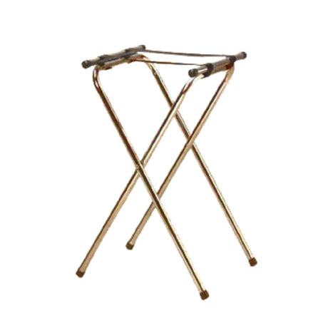American Metalcraft TRSD1815 - Deluxe Tray Stand, 19"L X 15-5/8"W X 31" High, Black Nylon Straps