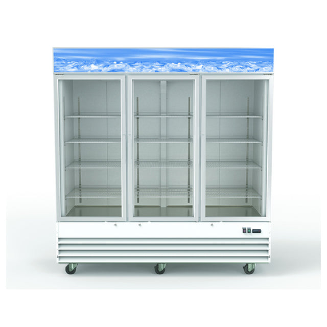 Hubert 157393 - Kratos®Refrigerated Merchandiser, 78.375"W, 53 Cu.ft. Capacity