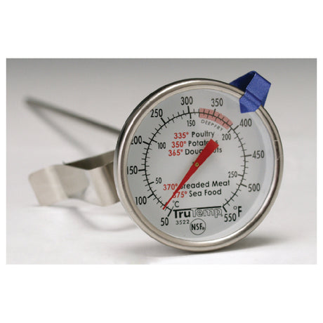 Taylor 3522FS Deep Fry Thermometer 1-3/4" Dial 50° To 550°F (50° To 285° C) Temperature Range