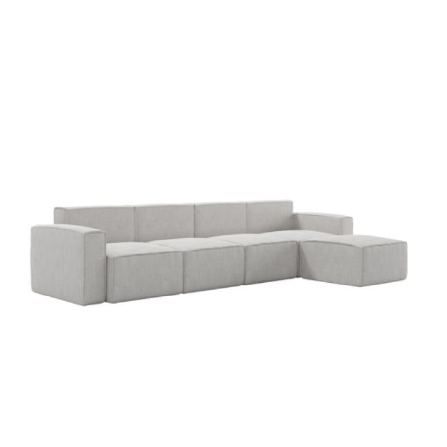 Flash Furniture IS-IT2231-5PCSEC-CRM-GG Bridgetown Luxury Modular Sectional Sofa