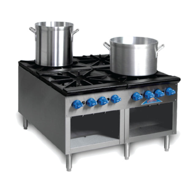 Comstock-Castle 2CSP36 Stock Pot Range Gas 36" Wide