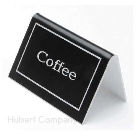 Hubert 32726 - Beverage Tent Sign, 3" X 2" X 1-3/4"H, Horizontal