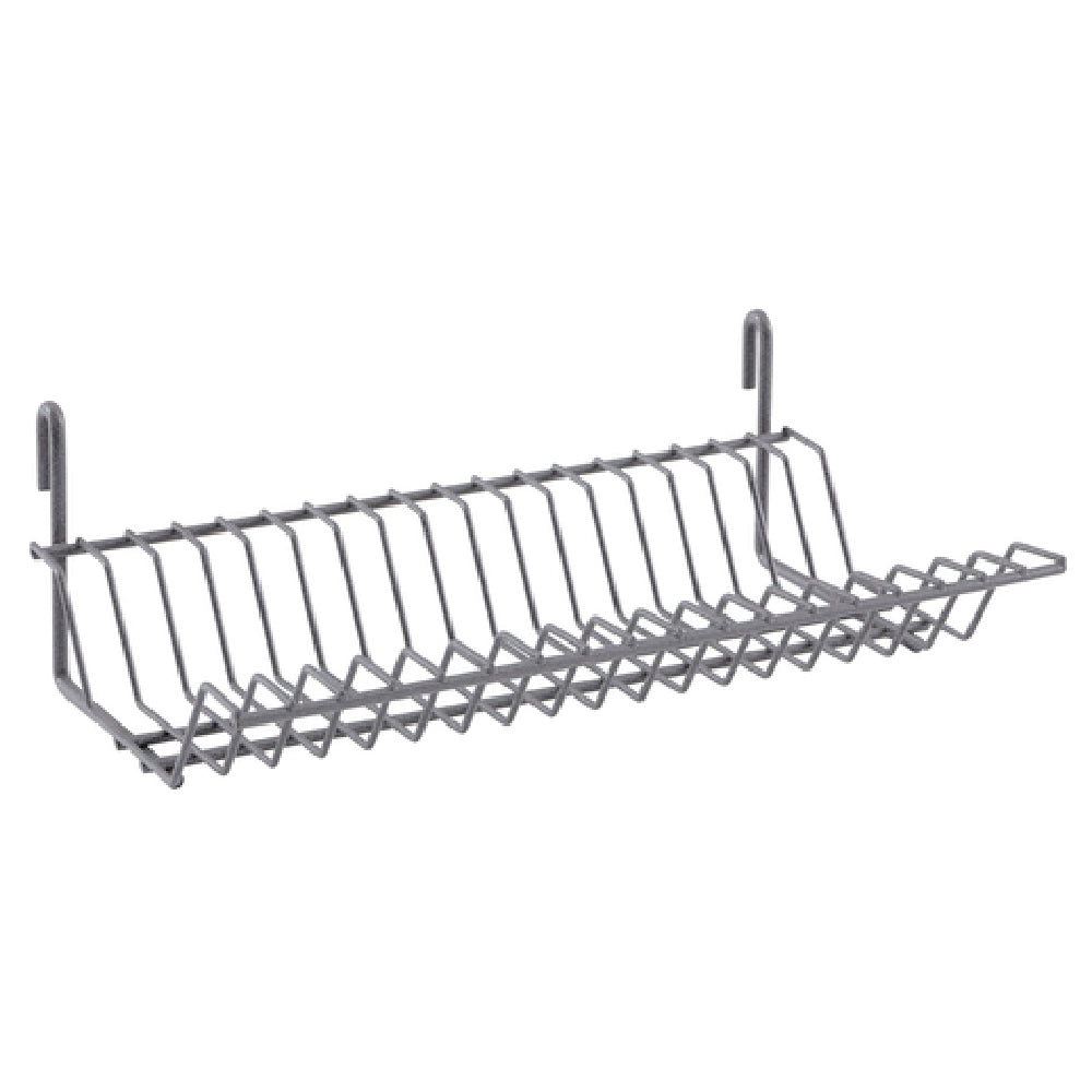 Metro IWA-11K4 SmartWall Lid Storage Rack 13-1/2"W X 8-1/2"D Metroseal Gray Epoxy-coated Corrosion-resistant Finish With Microban® Antimicrobial Protection