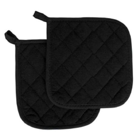 John Ritzenthaler Company CLTPH8BK Ritz® Chef's Line® Potholder 8" Square Protects Up To 450°F