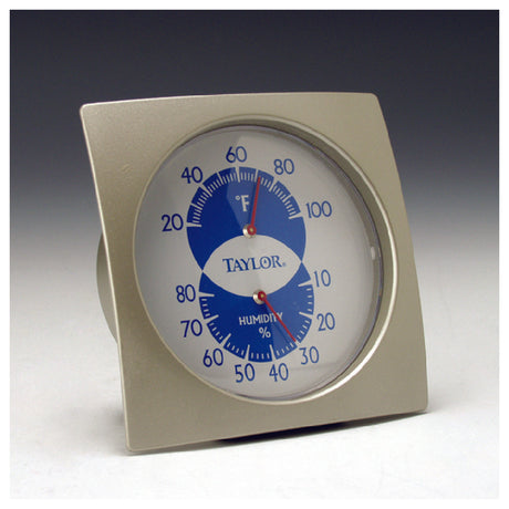 Taylor 5504 Dial Thermometer/Hygrometer 20° To 100°F Temperature Range