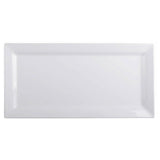 GET Enterprises Q2-V147-W Elite Global Solutions Serving Platter 14"L X 7"W X 1"H Rectangular