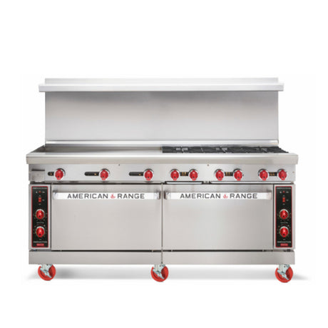 American Range AR-36G-6B-CL-126R_NAT - Restaurant Range, Gas, 72"