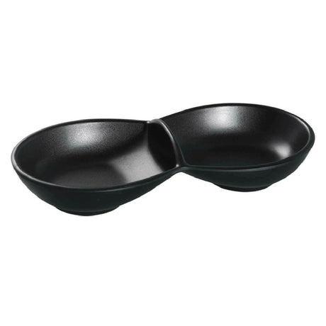 Yanco BP-4032 Black Pearl Sauce Bowl 6 Oz. 8-1/2"L X 3-1/2"W