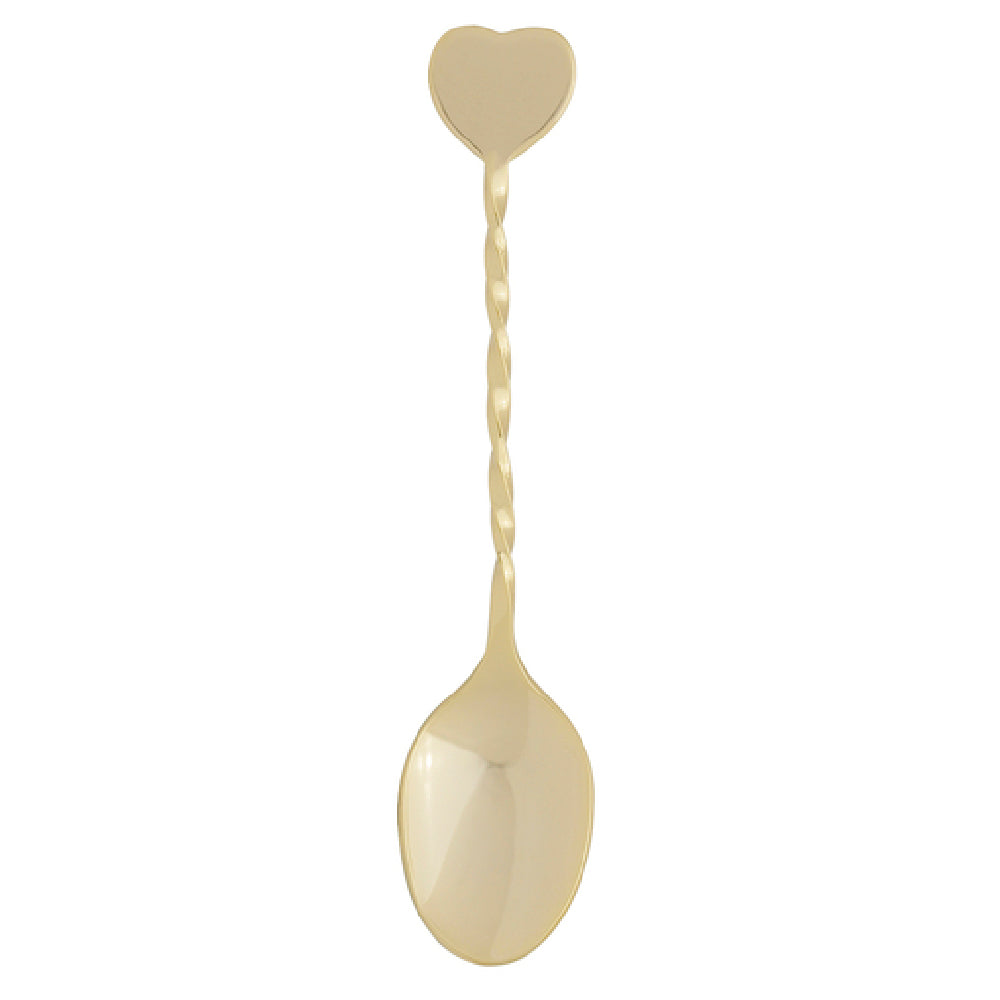 Harold Import Co. GDH HIC Heart Demi Spoon 4-1/2" Gold Plated