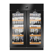 Invacus WINE 1500 Meatico Refrigerated Cabinet (2) Triple Pane Glass Doors 59"W X 33"D X 82"H