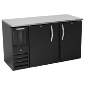 Beverage Air BBN58HC-F-B - Refrigerated Food Rated Back Bar Storage Cabinet, Two-section