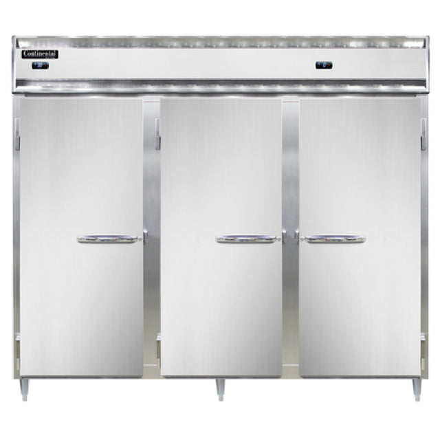 Continental Refrigerator D3RFFENSS Designer Line Refrigerator/Freezer Reach-in