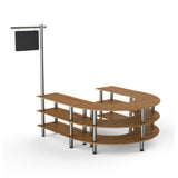 Steelite MGCMSA07BSXF - U Shaped Station, 88.0" X 81.5" X 95.5", Modular