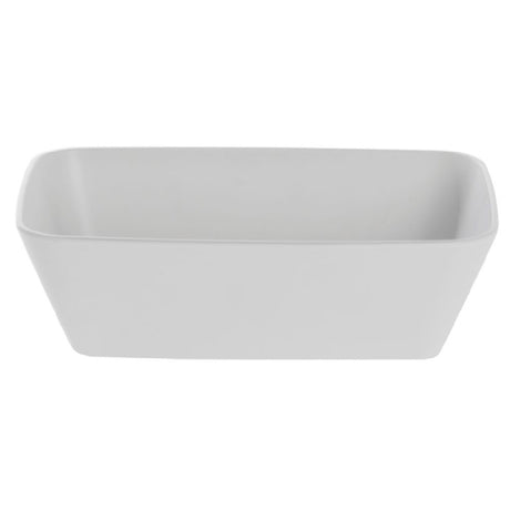 Hubert 74879 - Soft Square Bowl, 120 Oz., 10-1/2" X 6-1/2" X 3-1/8"H