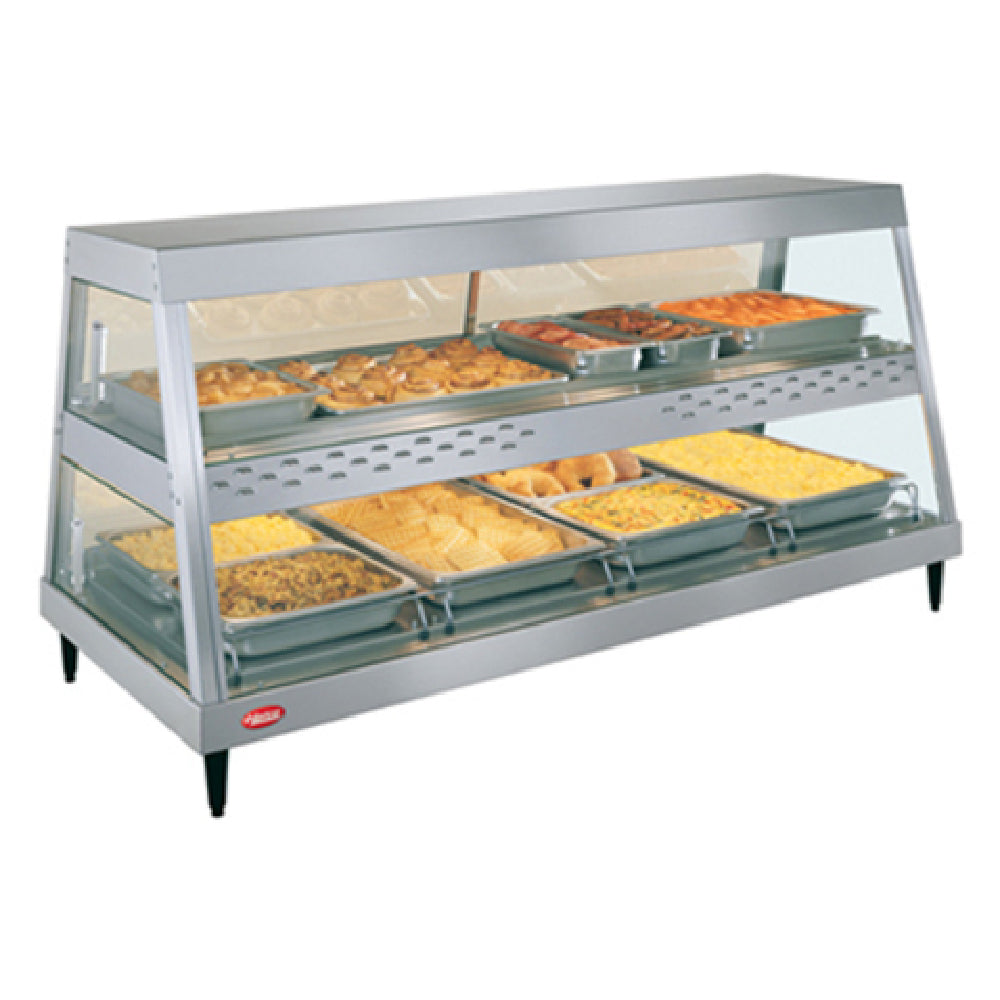 Hatco GRHD-4PD_120-208/60/1 Glo-Ray® Heated Display Case Countertop See-thru Design