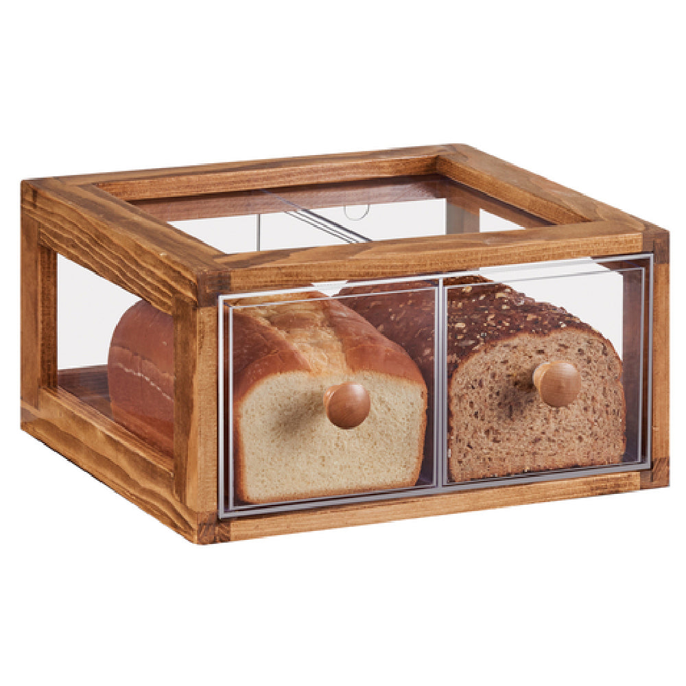 Cal Mil 4200-2-99 Madera Bread Display 13-5/8"W X 13"D X 7-1/8"H Rectangular