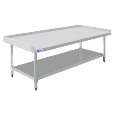 Omcan 47699 (47699) Equipment Stand 72"W X 30"D Stainless Steel Top With 2" Upturn On Rear & Sides