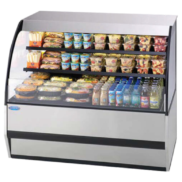 Federal Industries SSRVS-7742 Specialty Display Versatile Service Top Over Refrigerated Self-Serve Deli Merchandiser