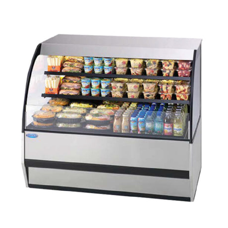Federal Industries SSRVS7742 Specialty Display Versatile Service Top Over Refrigerated Self-Serve Deli Merchandiser