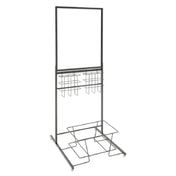 Hubert 65878 - Sign Holder, Floor Stand, 60"H Overall