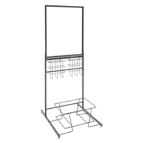 Hubert 65878 - Sign Holder, Floor Stand, 60"H Overall