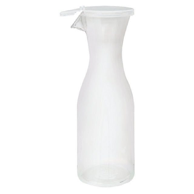 GET Enterprises BW-1892-CL Wine/Juice Decanter 64 Oz. (1-9/10 Liter) 4-3/5" Dia. X 12-1/10"H