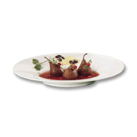 Bon Chef 2090BLKSPKLD Wide Rim Platter 19-1/2" X 15-3/4" Aluminum With Ceramic-look Coating