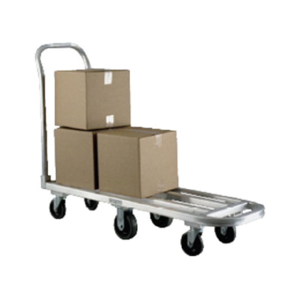 New Age Industrial 1184 Low Boy Stock Platform Truck 39"W X 14"D X 7-3/4"H (40"H With Handle)