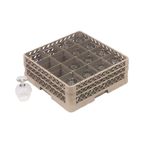 Vollrath TR8DDDD-21 Traex® Full Size Glass/Stemware Rack (16) Compartment 4-3/8" Square Compartment Size