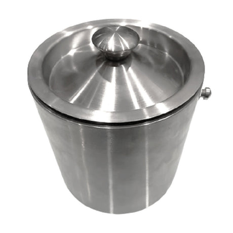 Spill-Stop 633-00 - Ice Bucket, 1.8 Quart, Stainless Steel