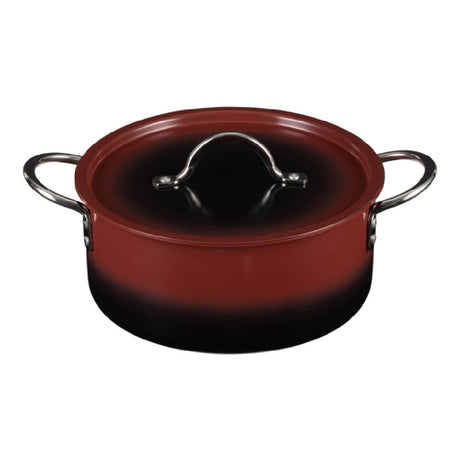 Bon Chef 73302-OM-M Country French X Ombre Sauce Pot 4 Qt 9 Oz 9.4″ Dia X 4.4″ H