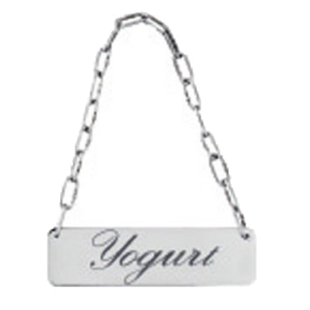 Paderno 58341-EY ID Chain Plate Yogart 18/10 Stainless Steel