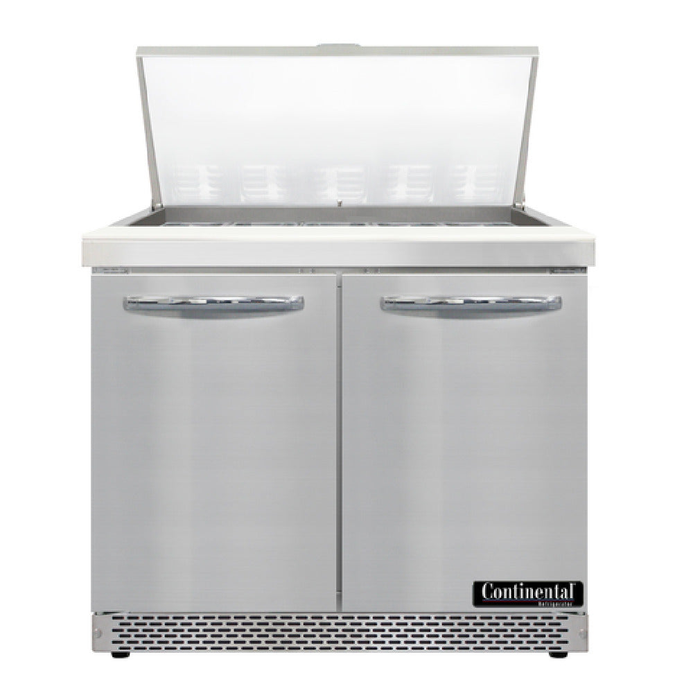 Continental Refrigerator D36N15M-FB Designer Line Mighty Top Sandwich Unit Front Breather