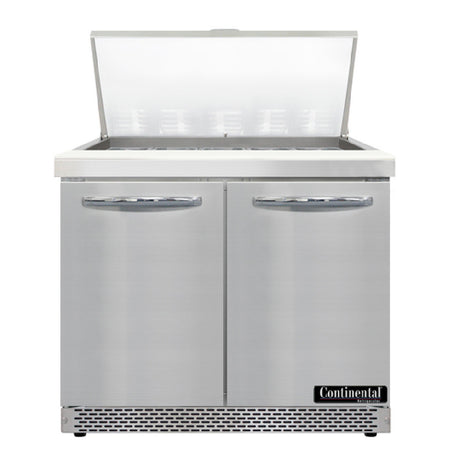 Continental Refrigerator D36N15M-FB Designer Line Mighty Top Sandwich Unit Front Breather