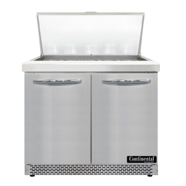 Continental Refrigerator D36N15M-FB Designer Line Mighty Top Sandwich Unit Front Breather