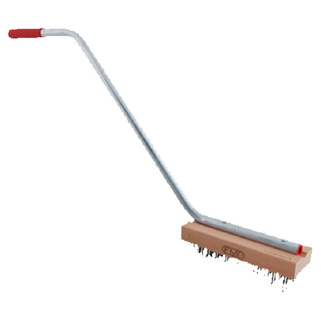 Franklin Machine Products 133-1172 Broiler/Grill Brush With 24" Handle Heavy Duty Coarse Bristles